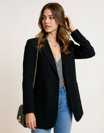 Lotta | Stijlvolle Lange Blazer Dames voor Elke Gelegenheid