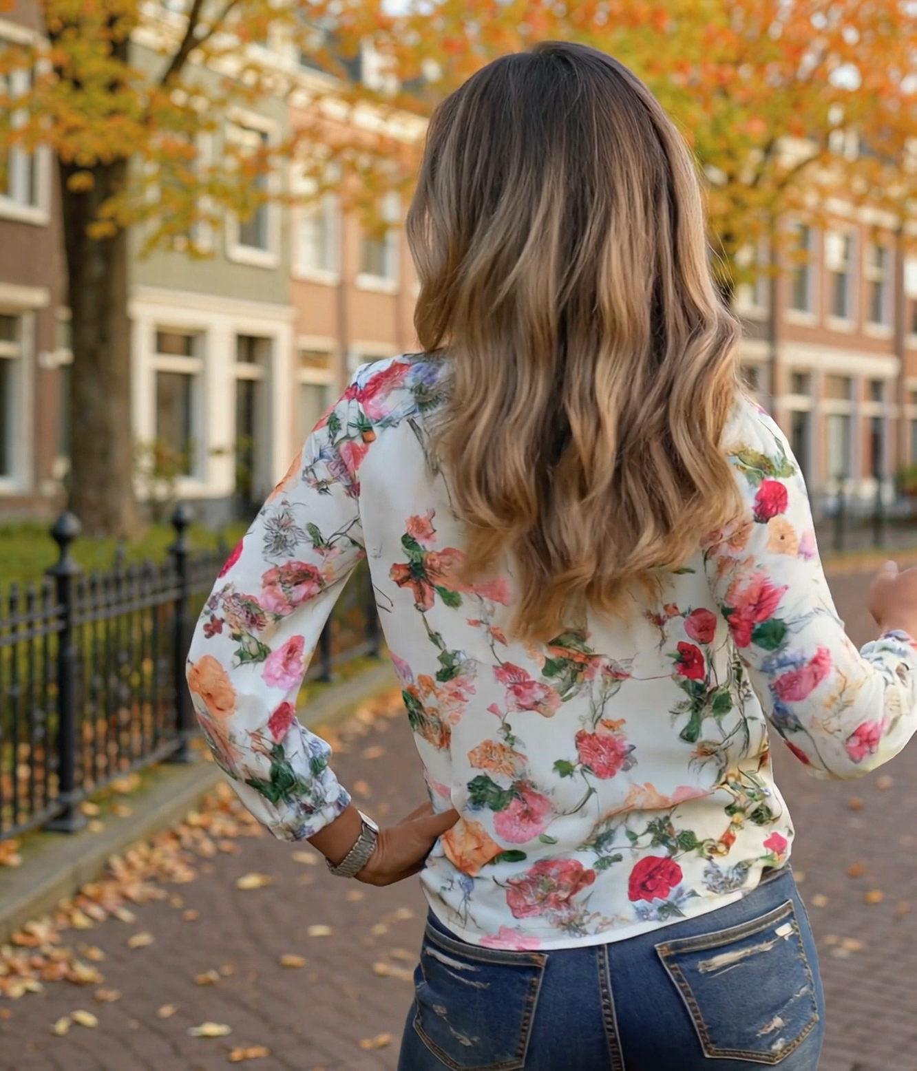 Sophie | Vrouwelijke Bloemen Blouse voor Dames met Comfortabele Pasvorm