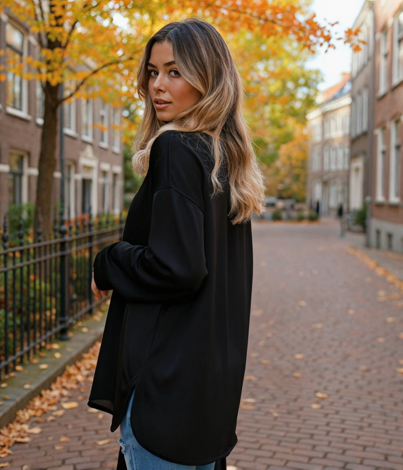 Nayla | Elegante Blouse Dames met Lange Mouwen voor Elke Gelegenheid
