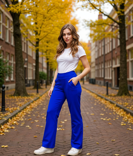 Alix | Comfortabele Dames Yoga Broek met Elastische Tailleband voor Yoga