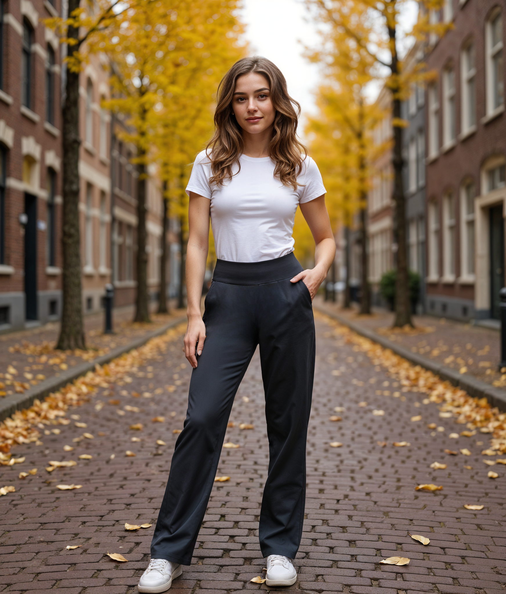 Alix | Comfortabele Dames Yoga Broek met Elastische Tailleband voor Yoga