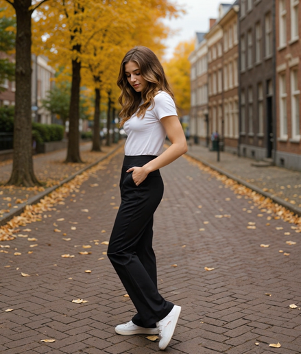 Alix | Comfortabele Dames Yoga Broek met Elastische Tailleband voor Yoga