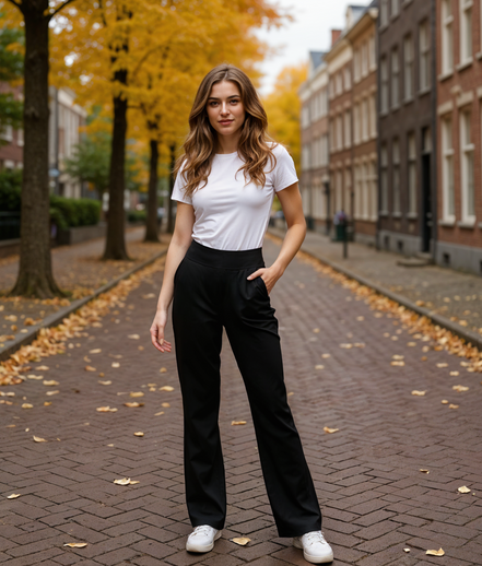 Alix | Comfortabele Dames Yoga Broek met Elastische Tailleband voor Yoga