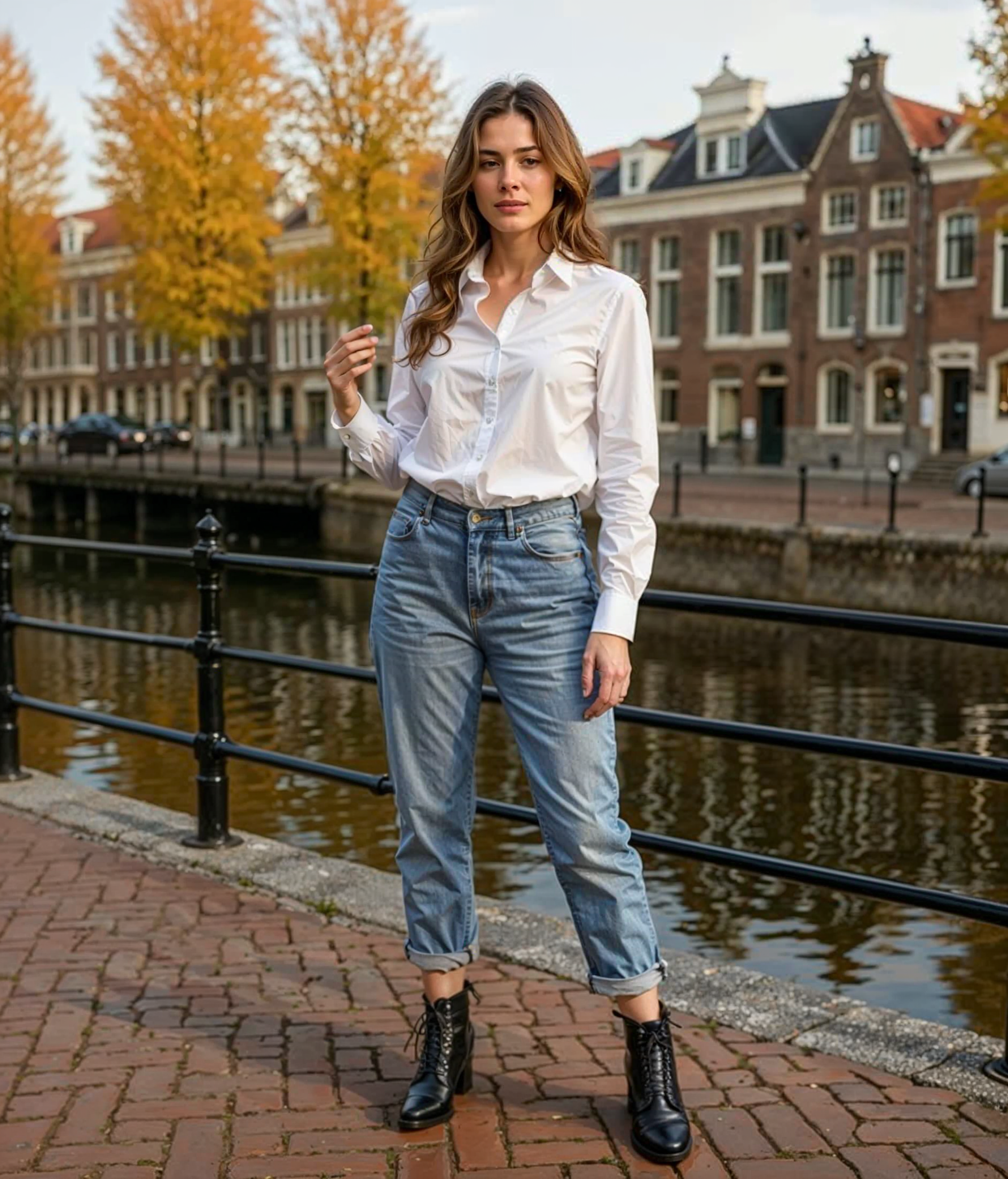 Berendina l Stijlvolle Zomerjeans Dames Lichtblauw – Comfortabele Polyester Jeans voor Dagelijks Gebruik
