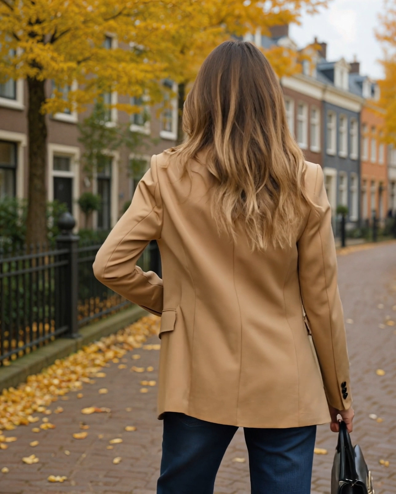 Bobbie | Elegante Lange Blazer Dames in Roze en Wit voor Diverse Gelegenheden