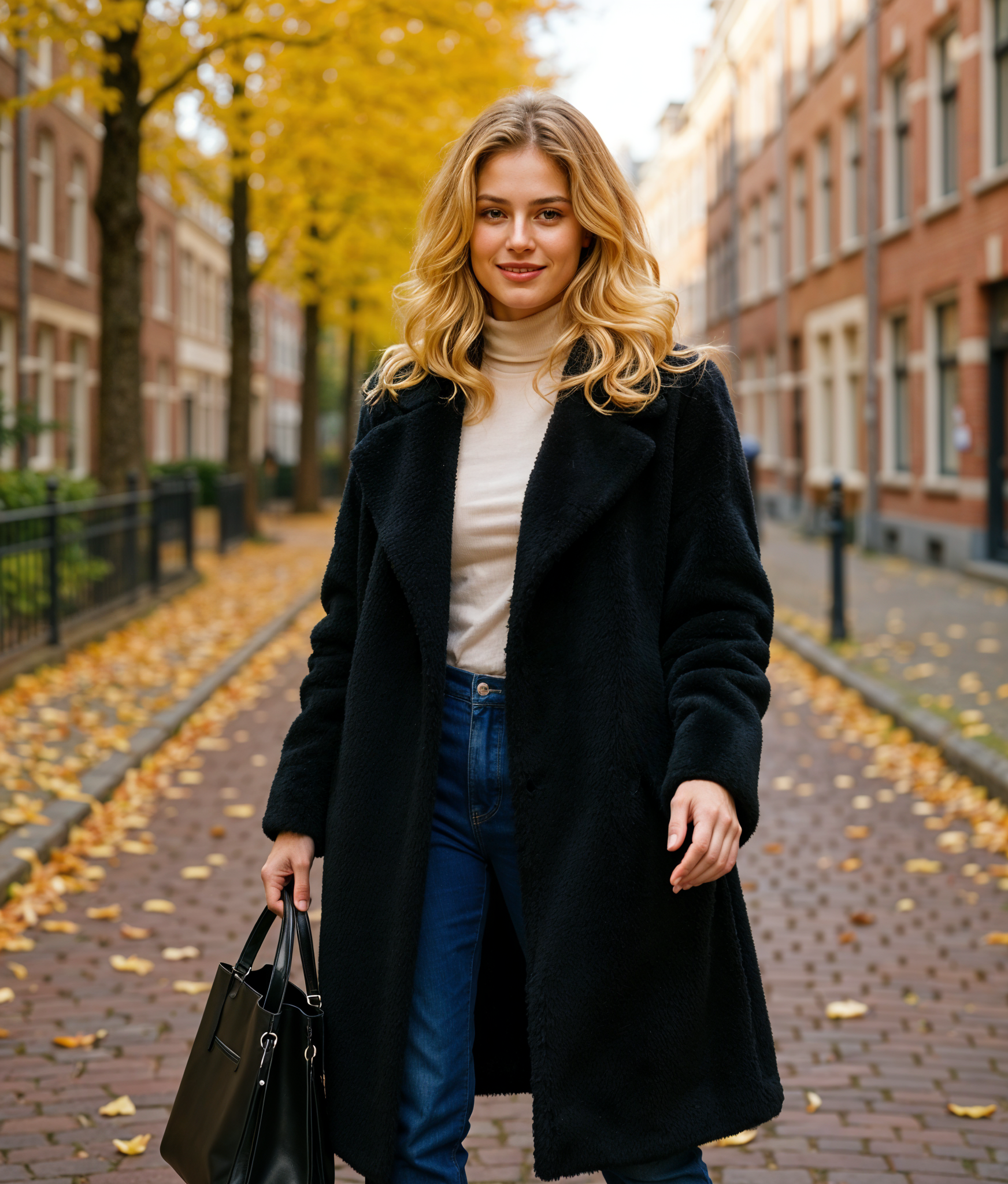 Clarine | Lange Dames Jas Winter met Oversized Fit en Reverskraag