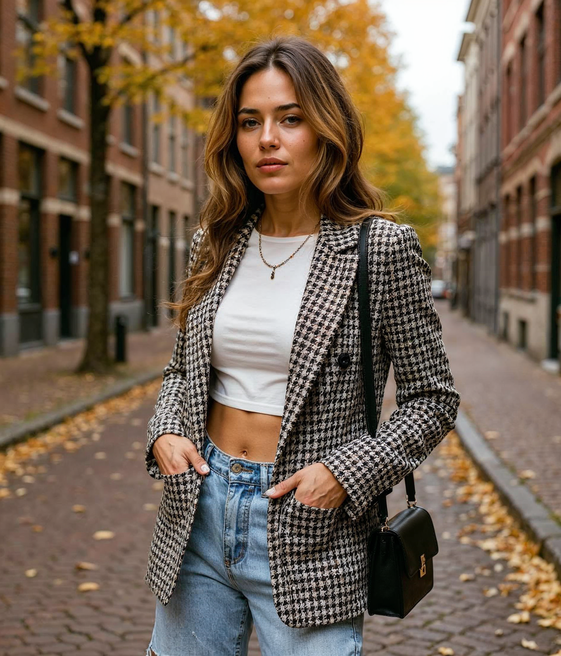 Danique l Zwarte Dames Blazer met Klassiek Ontwerp – Perfect voor Zakelijke en Formele Gelegenheden