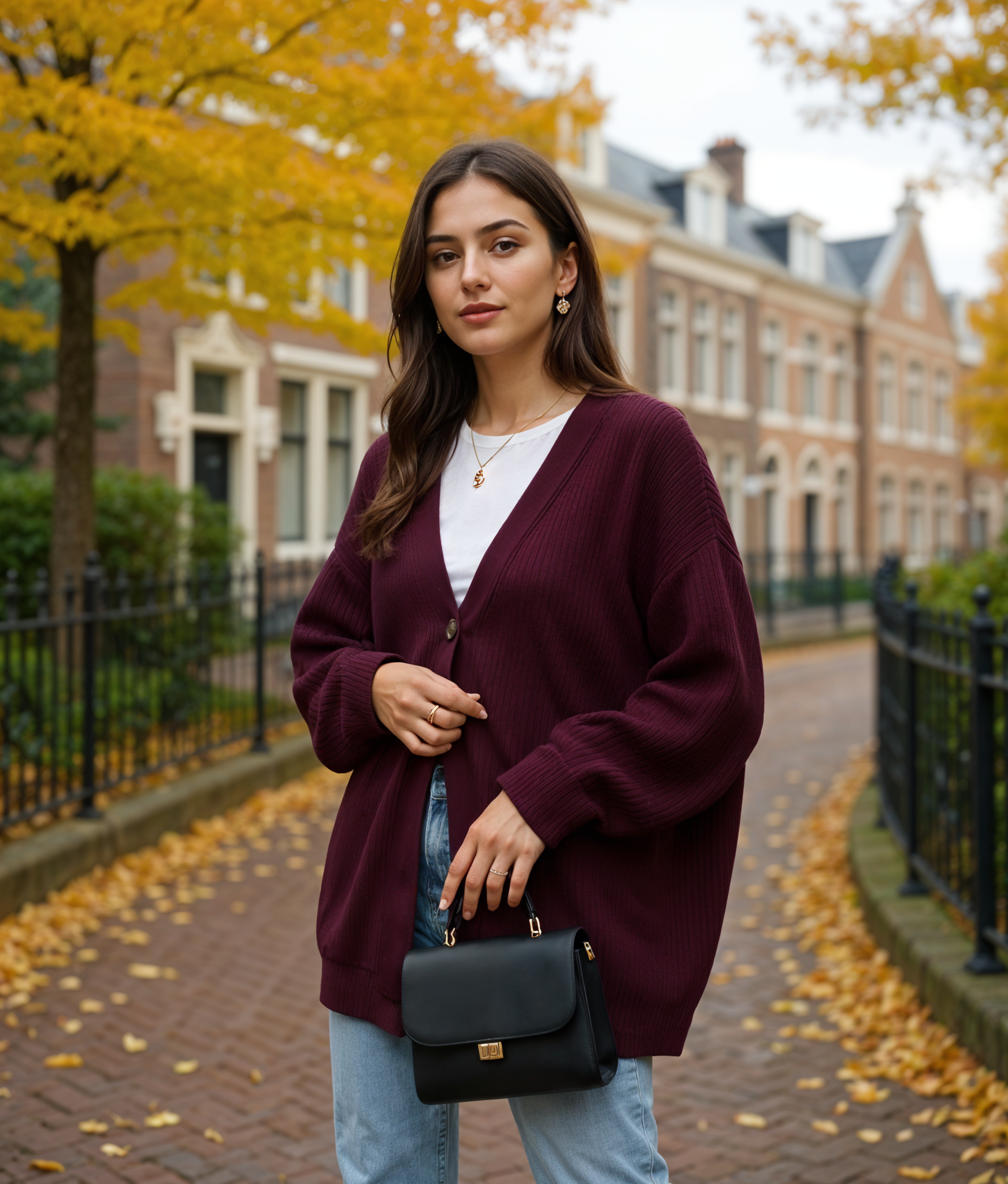 Dieke | Trendy Gestreepte Knoop Trui voor Dames met Relaxed Fit