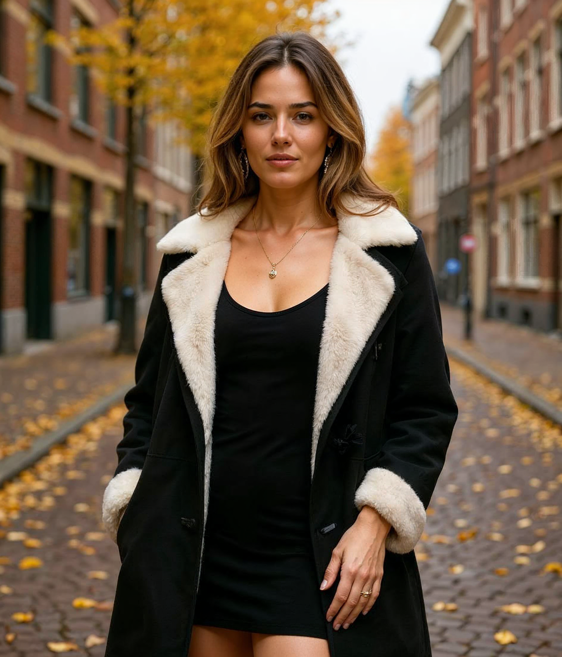 Edda l Lange Winterjas Dames met Capuchon – Gewatteerde Jas in Diverse Kleuren voor Extra Warmte en Comfort