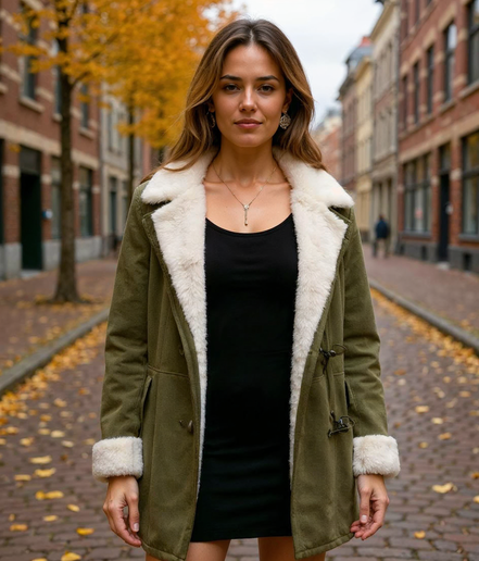 Edda l Lange Winterjas Dames met Capuchon – Gewatteerde Jas in Diverse Kleuren voor Extra Warmte en Comfort