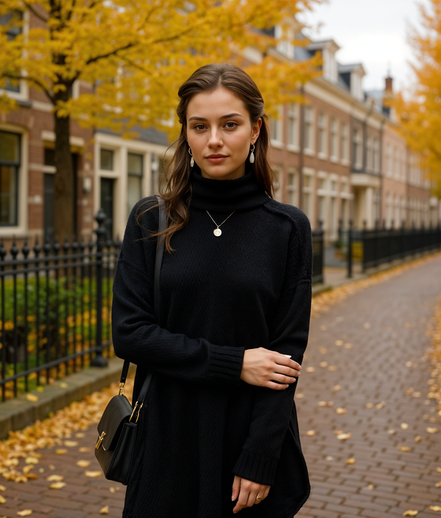 Eléna | Warme Lange Damestrui Met Tijdloos Design Voor Comfortabele Winterdagen