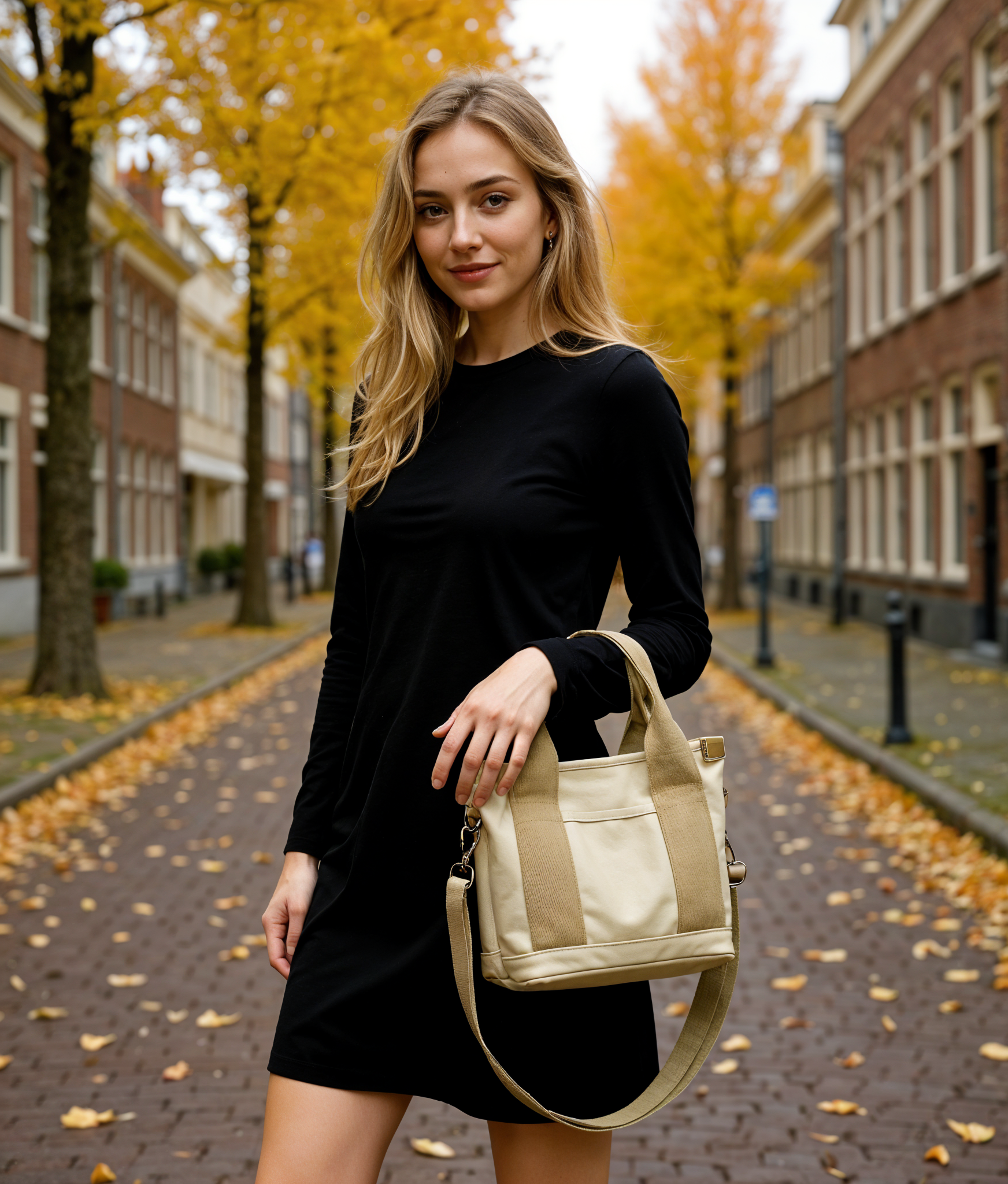 Elira | Stijlvolle Dames Schoudertas met Verstelbare Riem en Ritsvakken