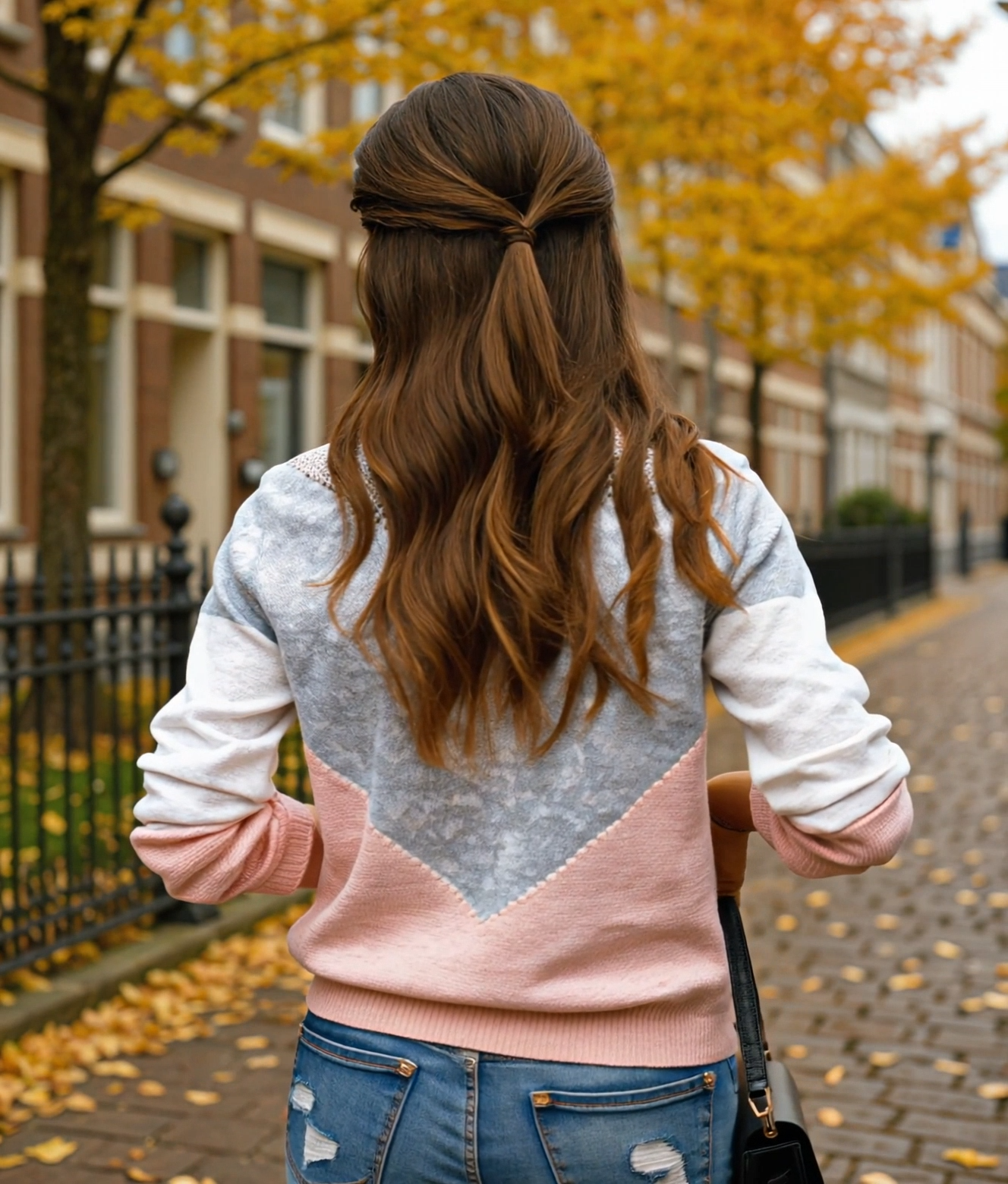 Eveline | Stijlvolle Kleurblok Pointelle Dames Trui voor Casual Comfort