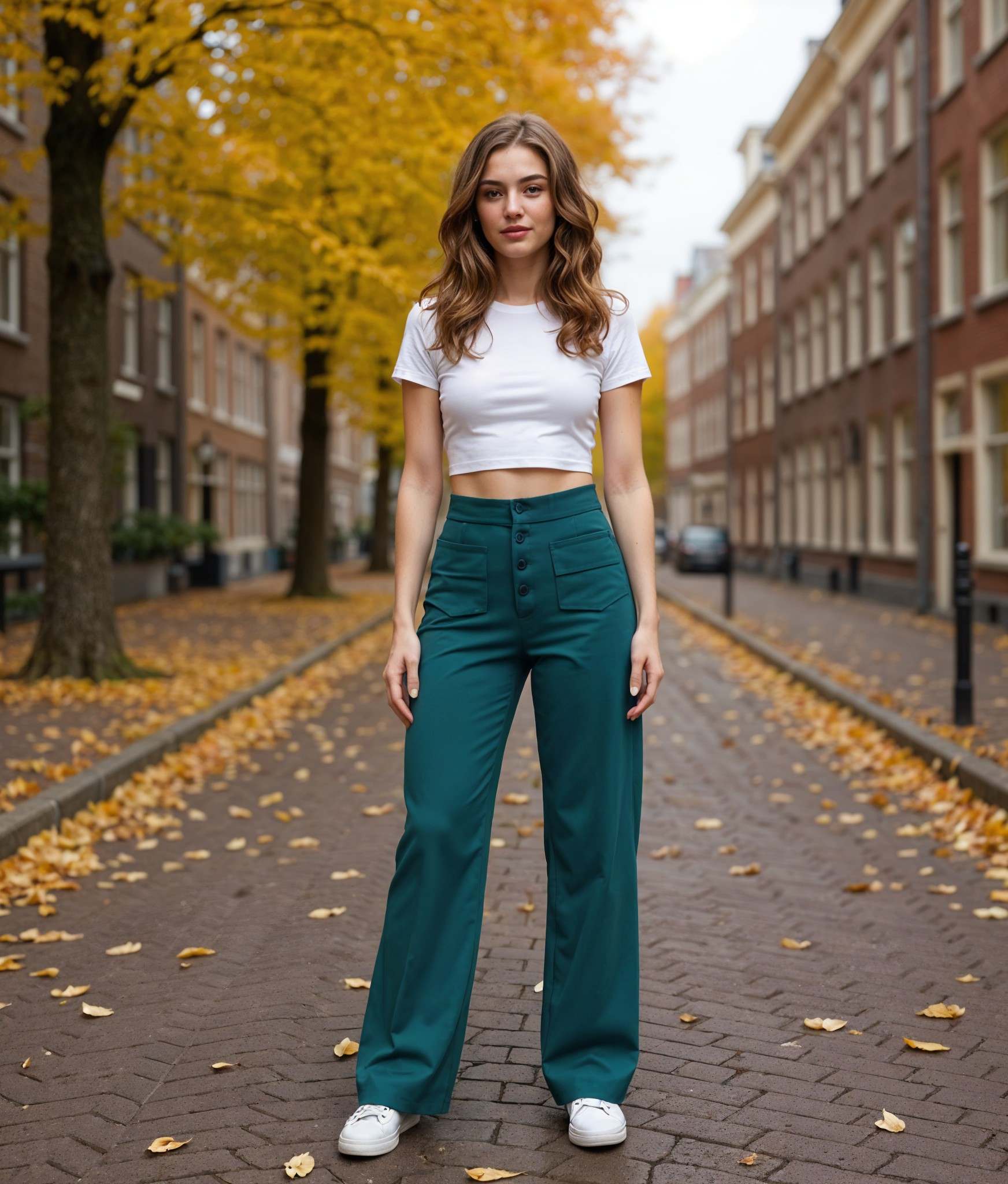 Fenieke | Stijlvolle Hoge Taille Broek Dames Voor Comfort En Elegantie