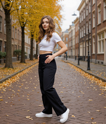 Fenieke | Stijlvolle Hoge Taille Broek Dames Voor Comfort En Elegantie