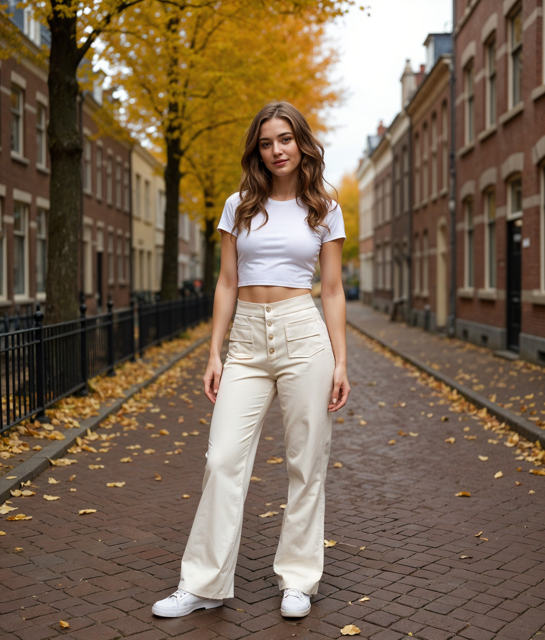 Fenieke | Stijlvolle Hoge Taille Broek Dames Voor Comfort En Elegantie