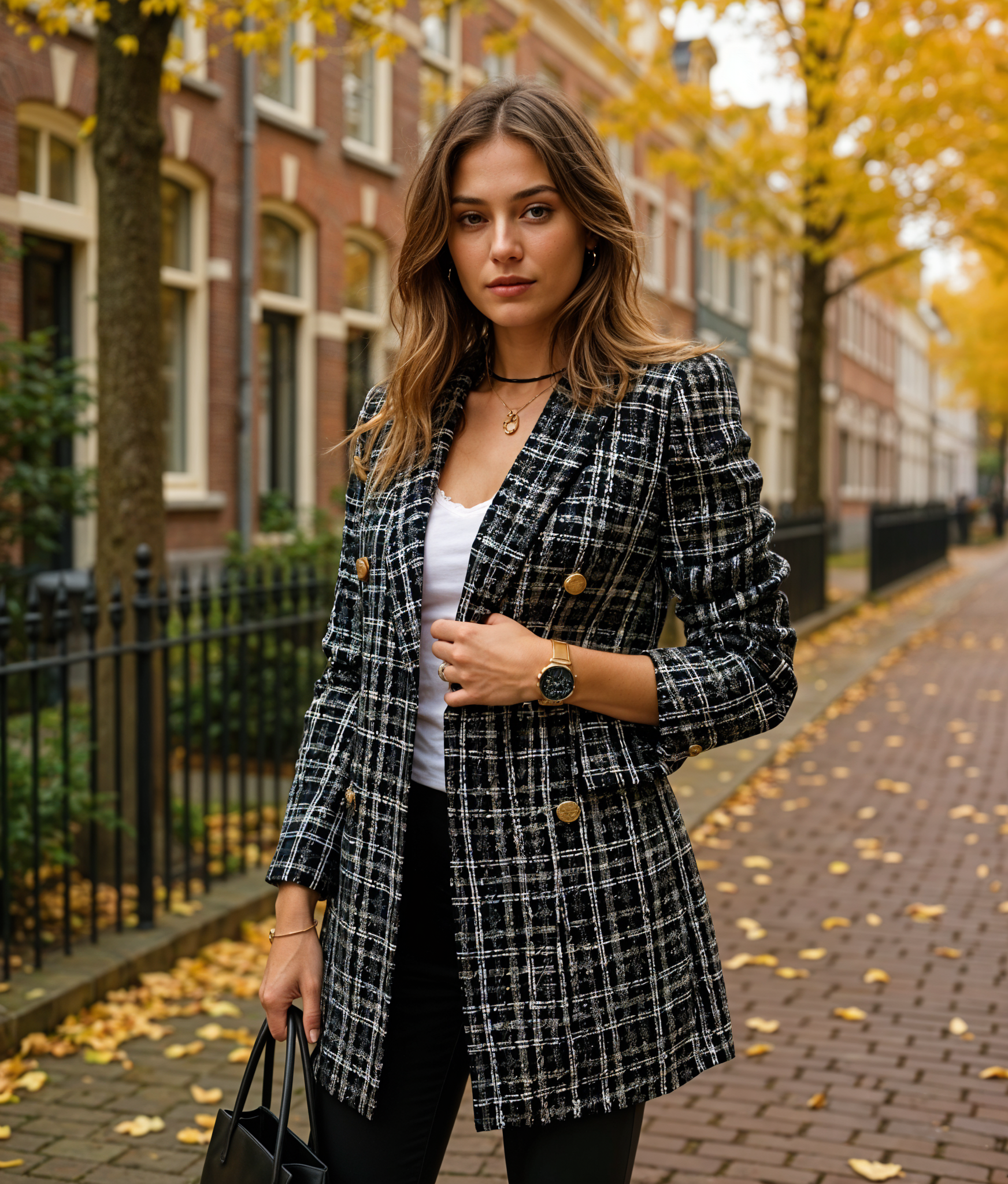 Fleur | Zwarte Blazer Dames Voor Elegante En Casual Gelegenheden