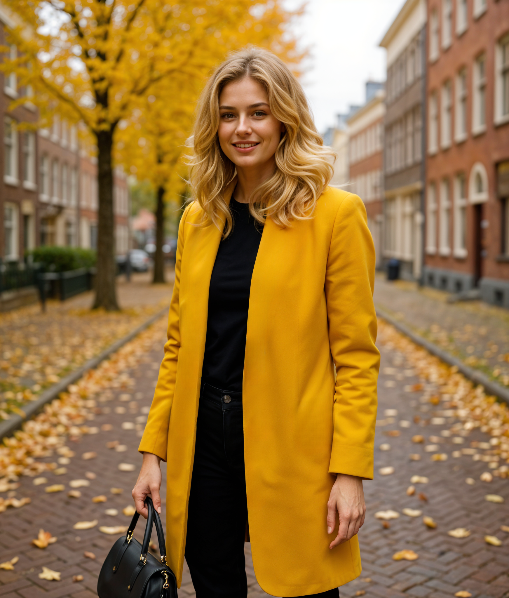 Heline | Stijlvolle Lange Dames Jas voor de Winter met Standkraag