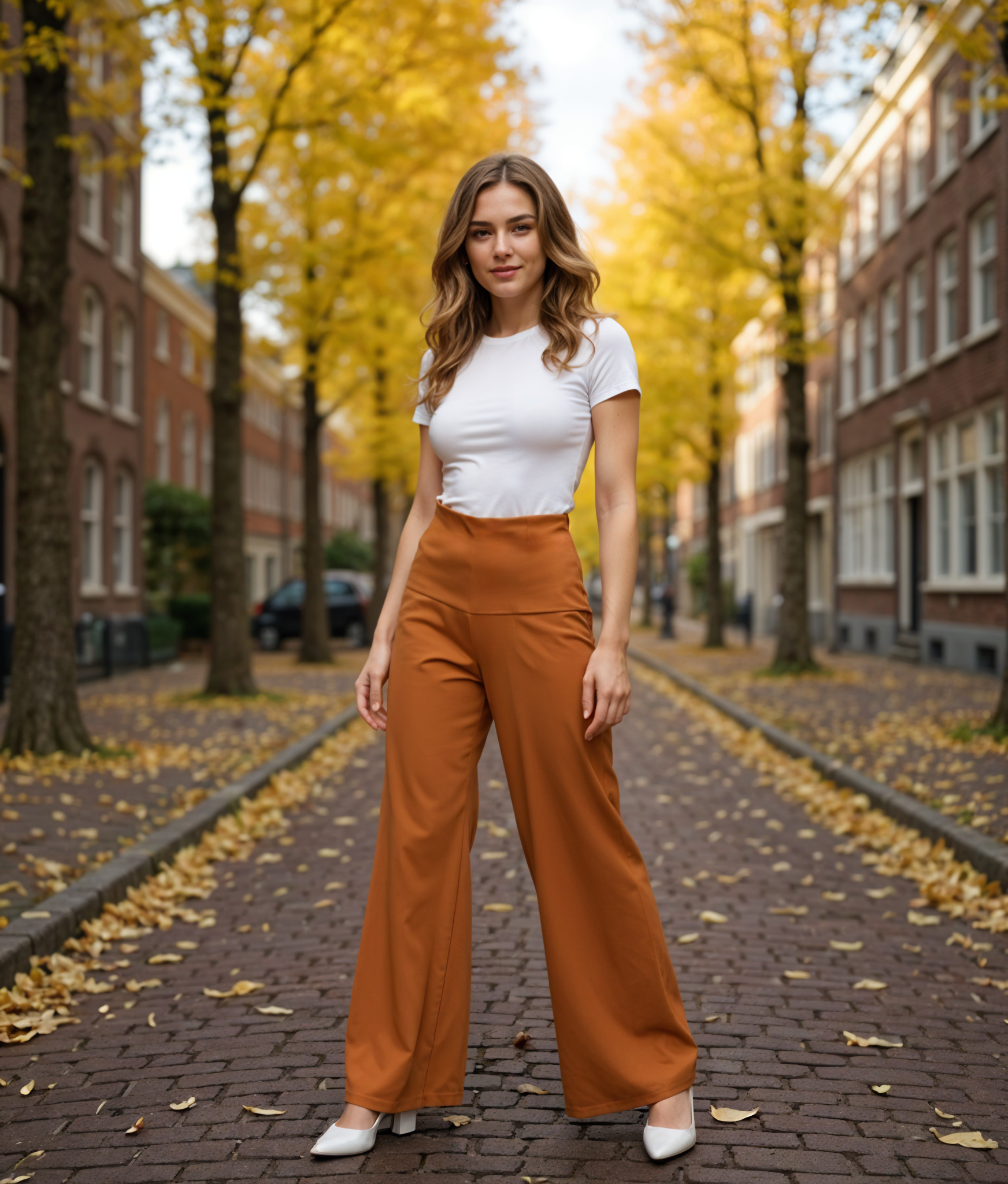 Isabeau | Comfortabele Zwarte Damesbroek met Skinny Fit en Elastische Band