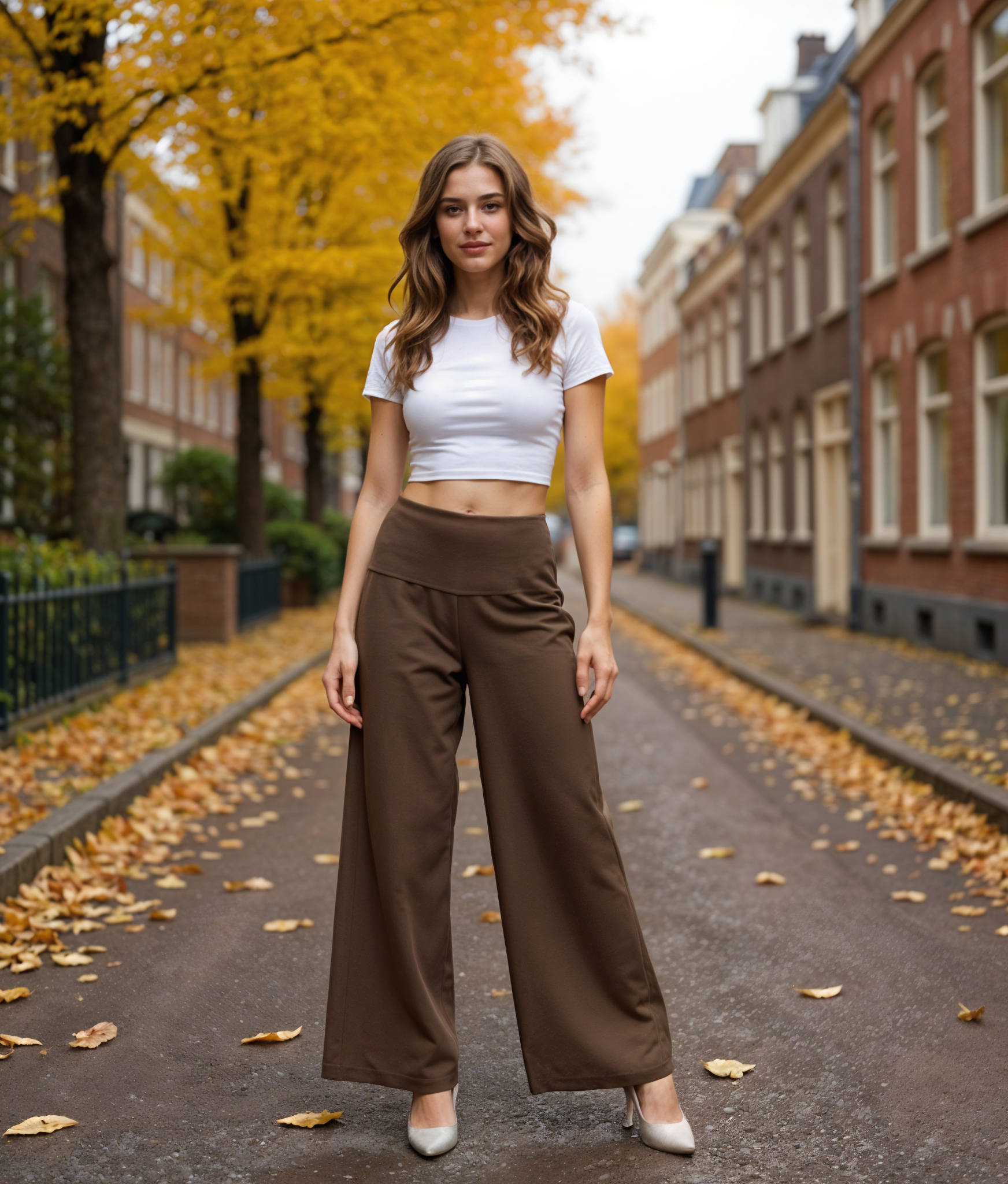 Isabeau | Comfortabele Zwarte Damesbroek met Skinny Fit en Elastische Band