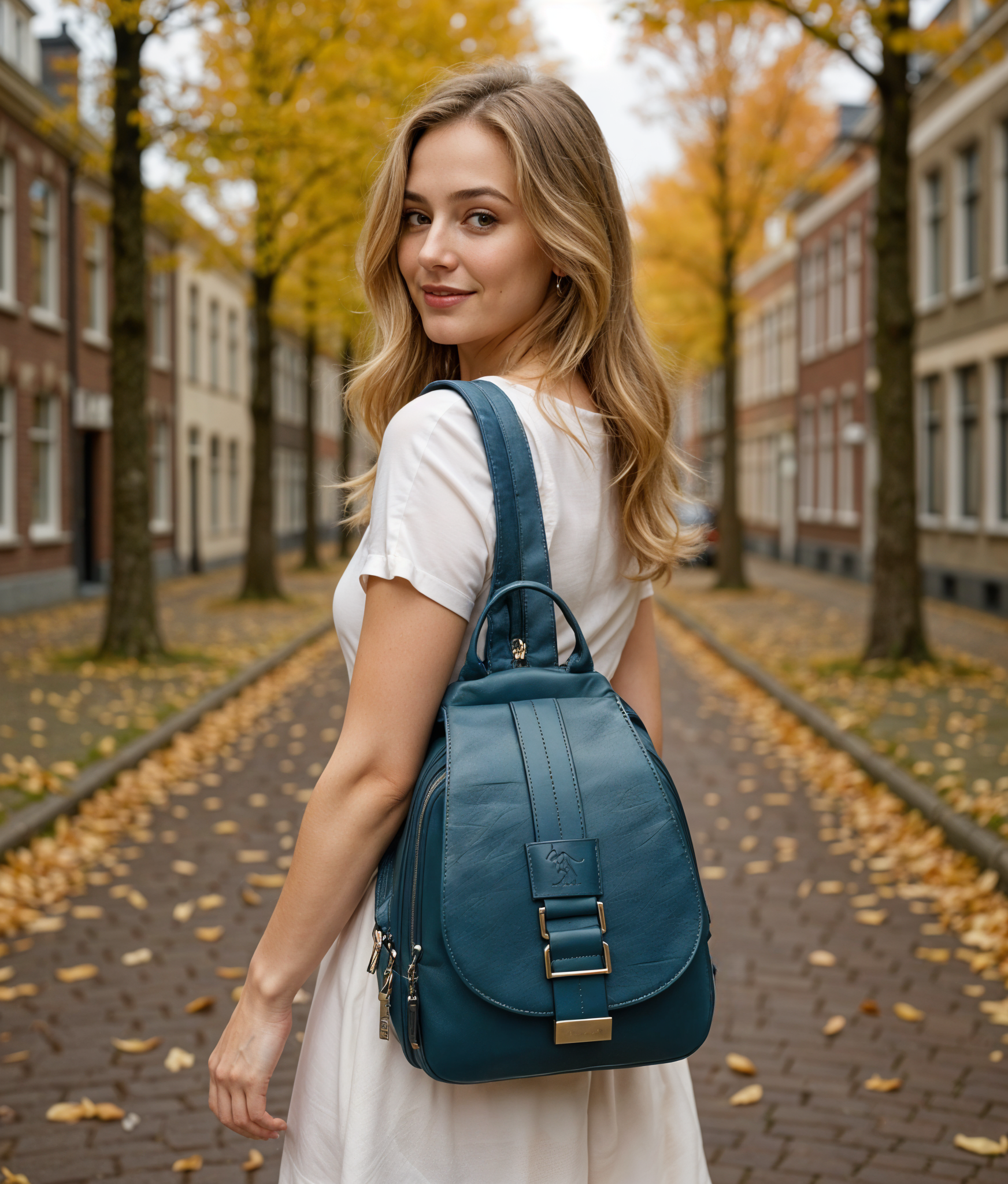 Jinte | Stijlvolle Dames Rugzak van PU-Leder voor Dagelijks Gebruik