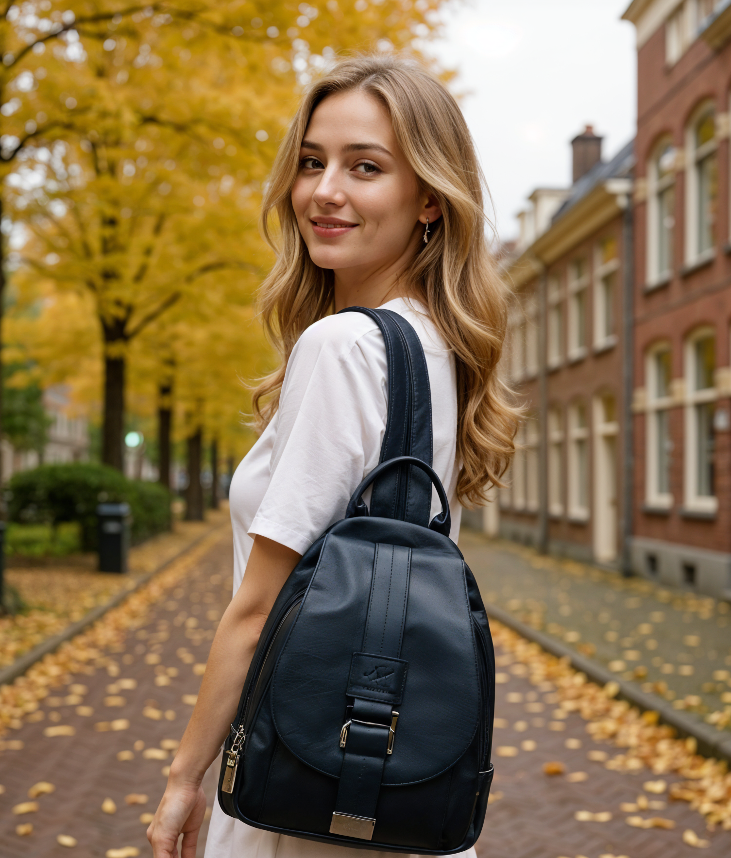 Jinte | Stijlvolle Dames Rugzak van PU-Leder voor Dagelijks Gebruik