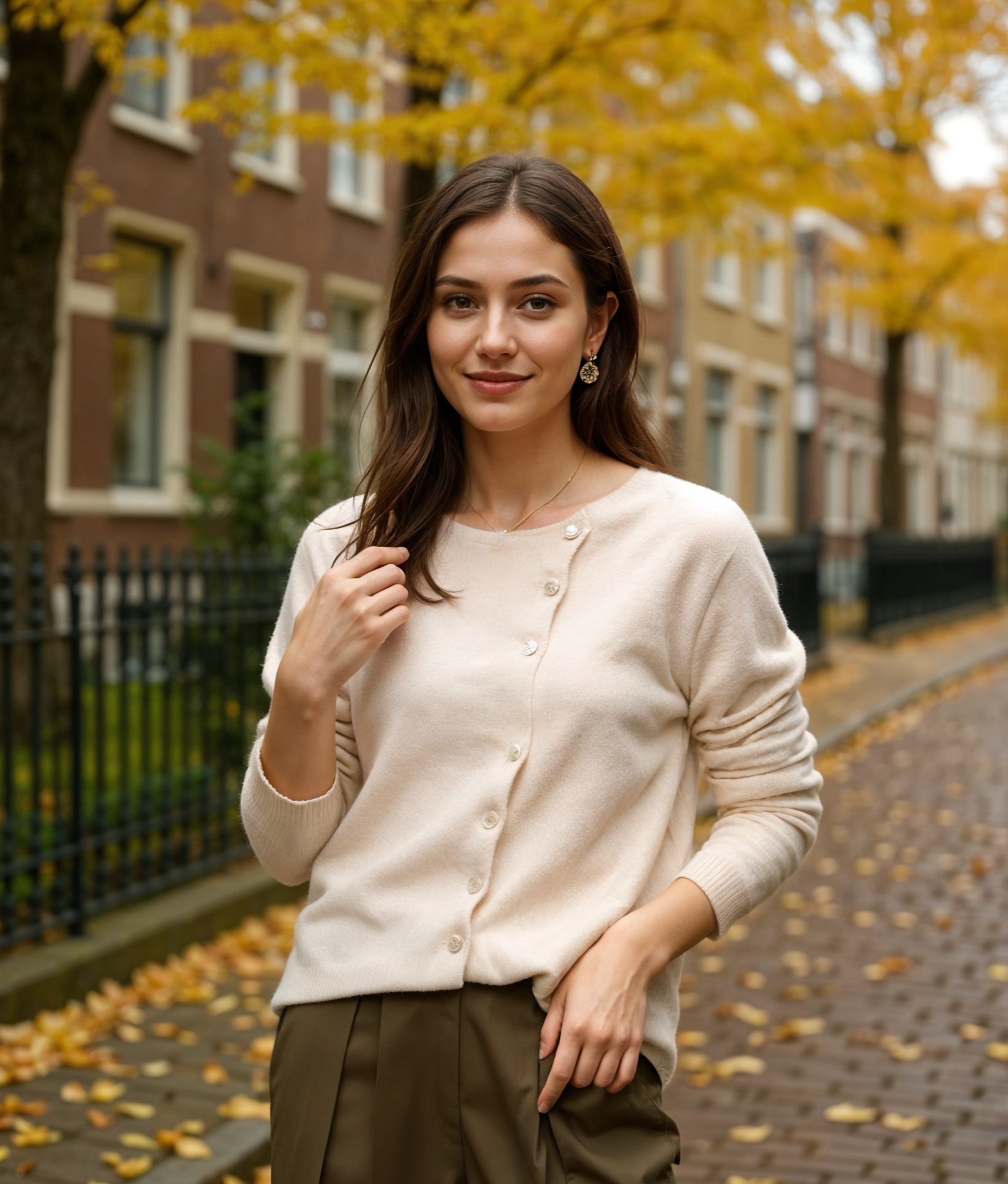 Jolijn | Modieuze Asymmetrische Cardigan Dames voor Casual en Formele Stijl