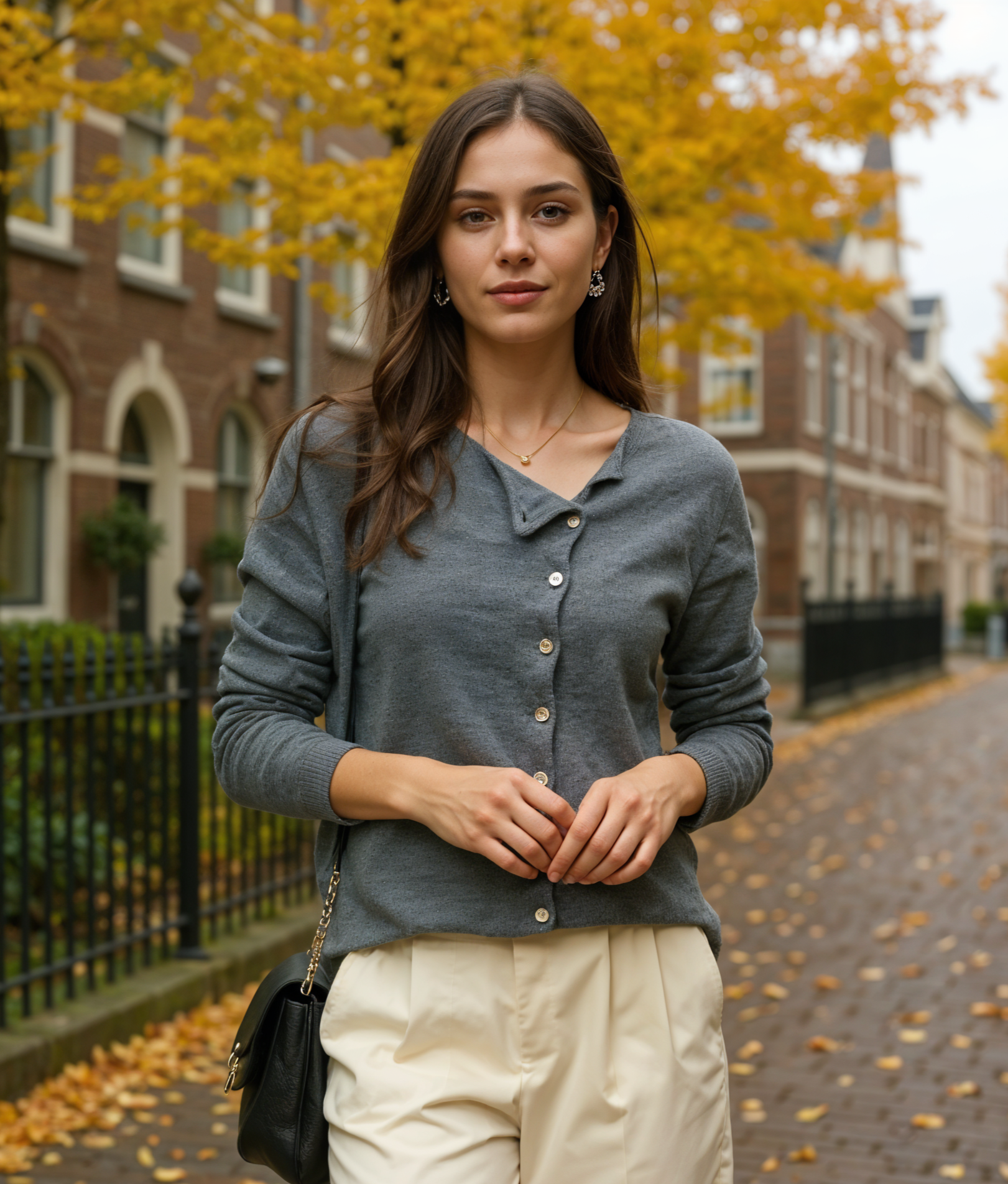 Jolijn | Modieuze Asymmetrische Cardigan Dames voor Casual en Formele Stijl