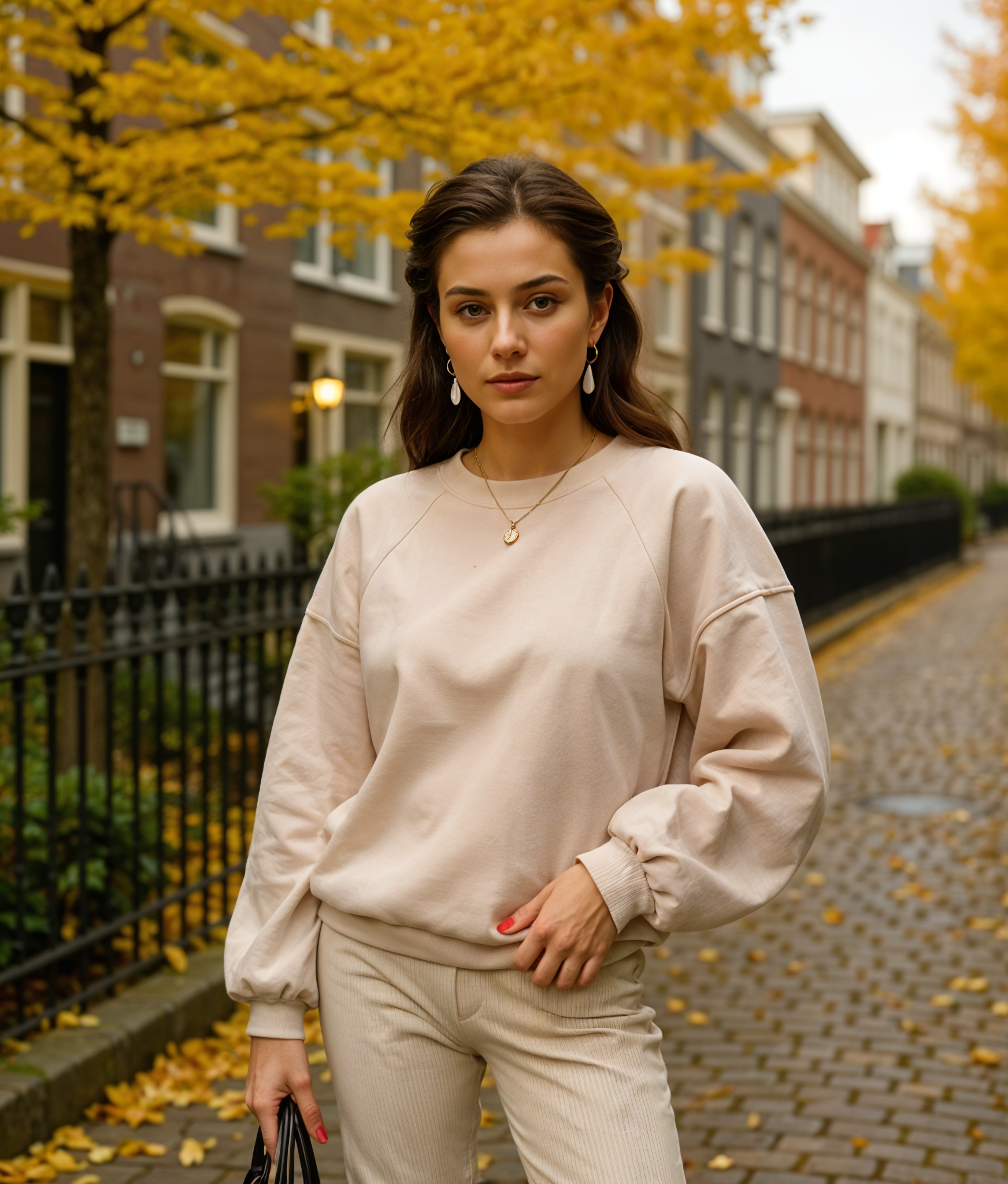 Jorinde | Casual Loose Fit Dames Trui met Ballonmouwen voor Comfort en Stijl