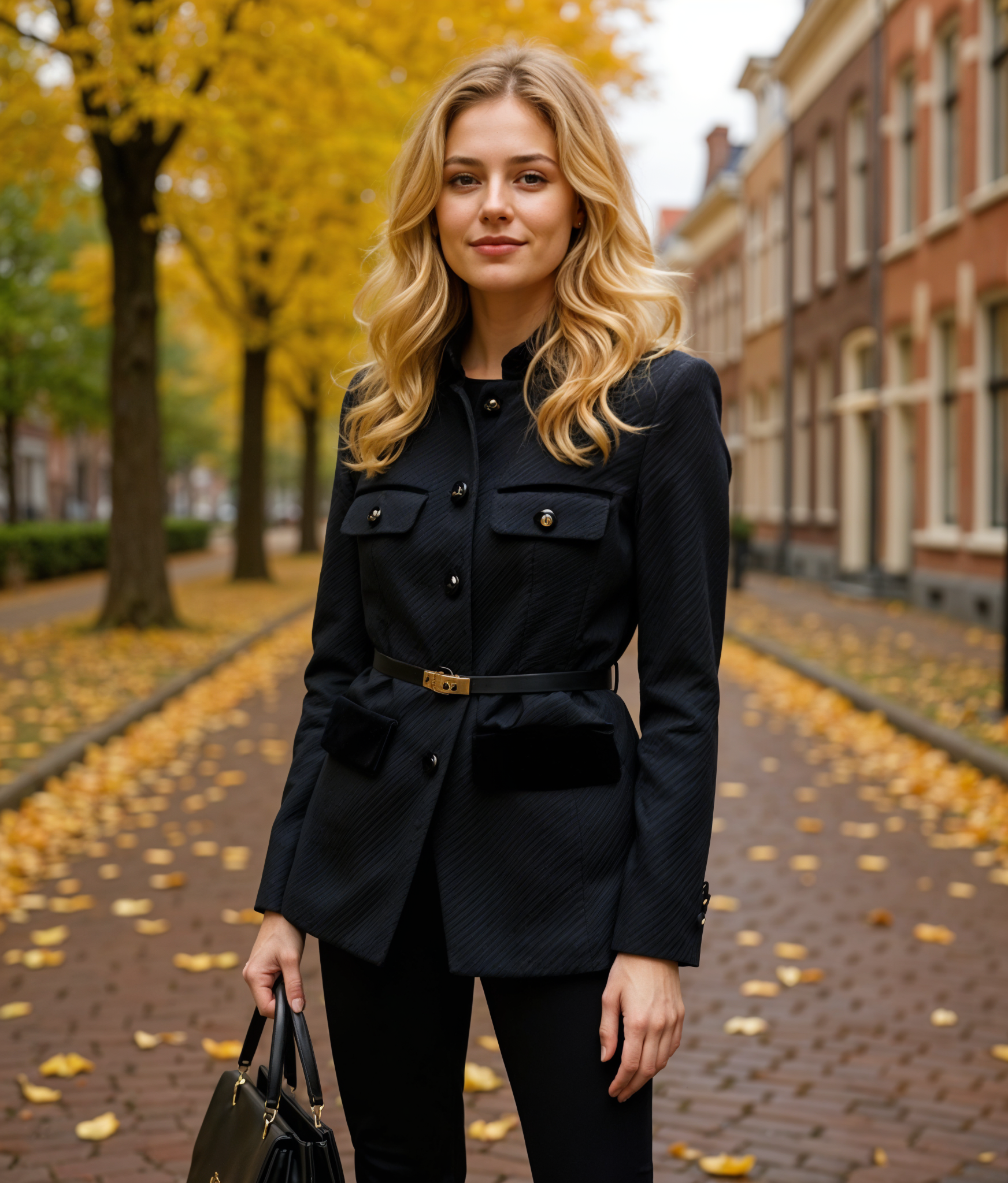 Kalina | Stijlvolle Lange Dames Jas voor Winter met Knoopsluiting