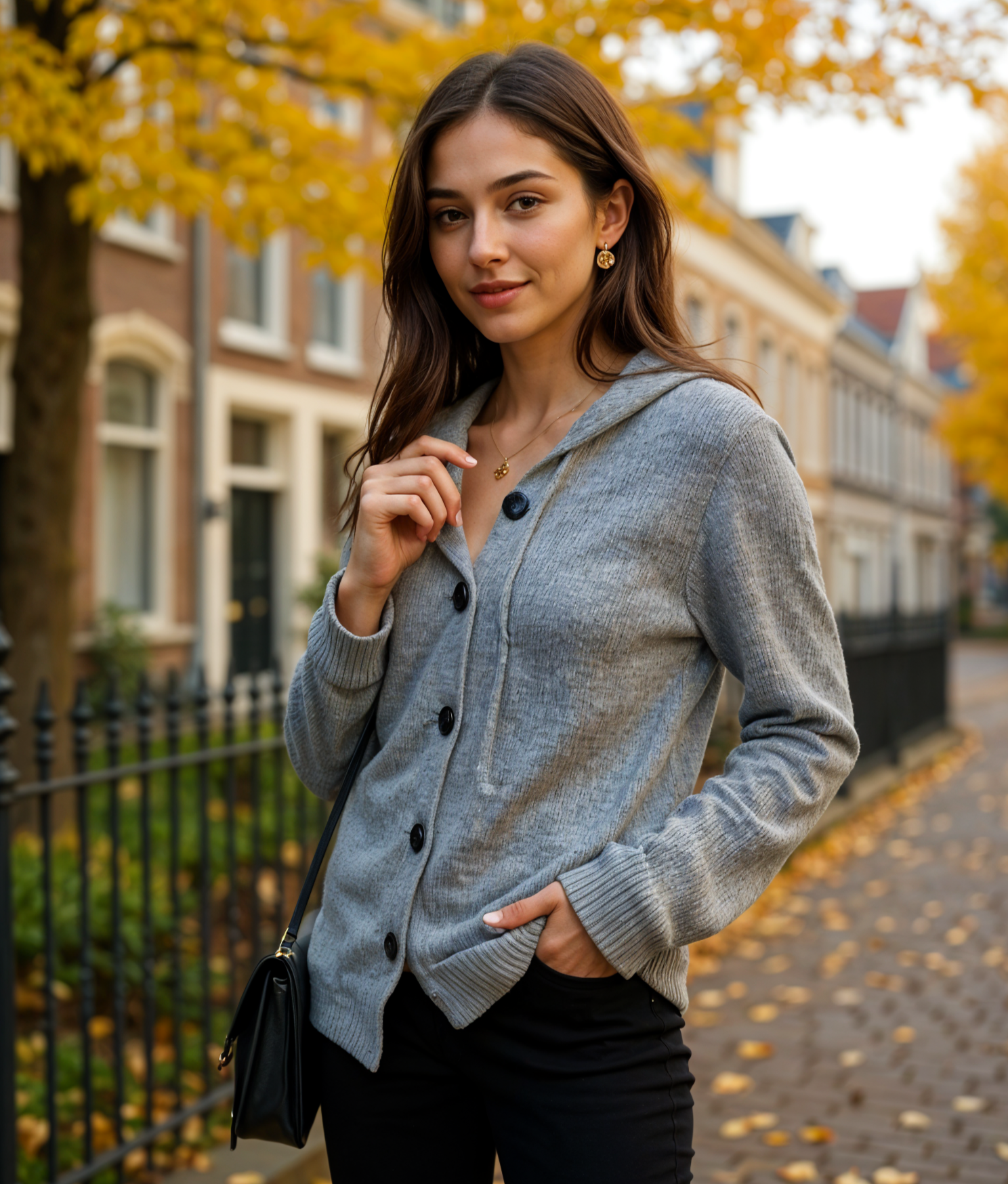 Laurien | Comfortabele Gebreide Cardigan voor Dames met Knoopsluiting
