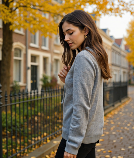 Laurien | Comfortabele Gebreide Cardigan voor Dames met Knoopsluiting