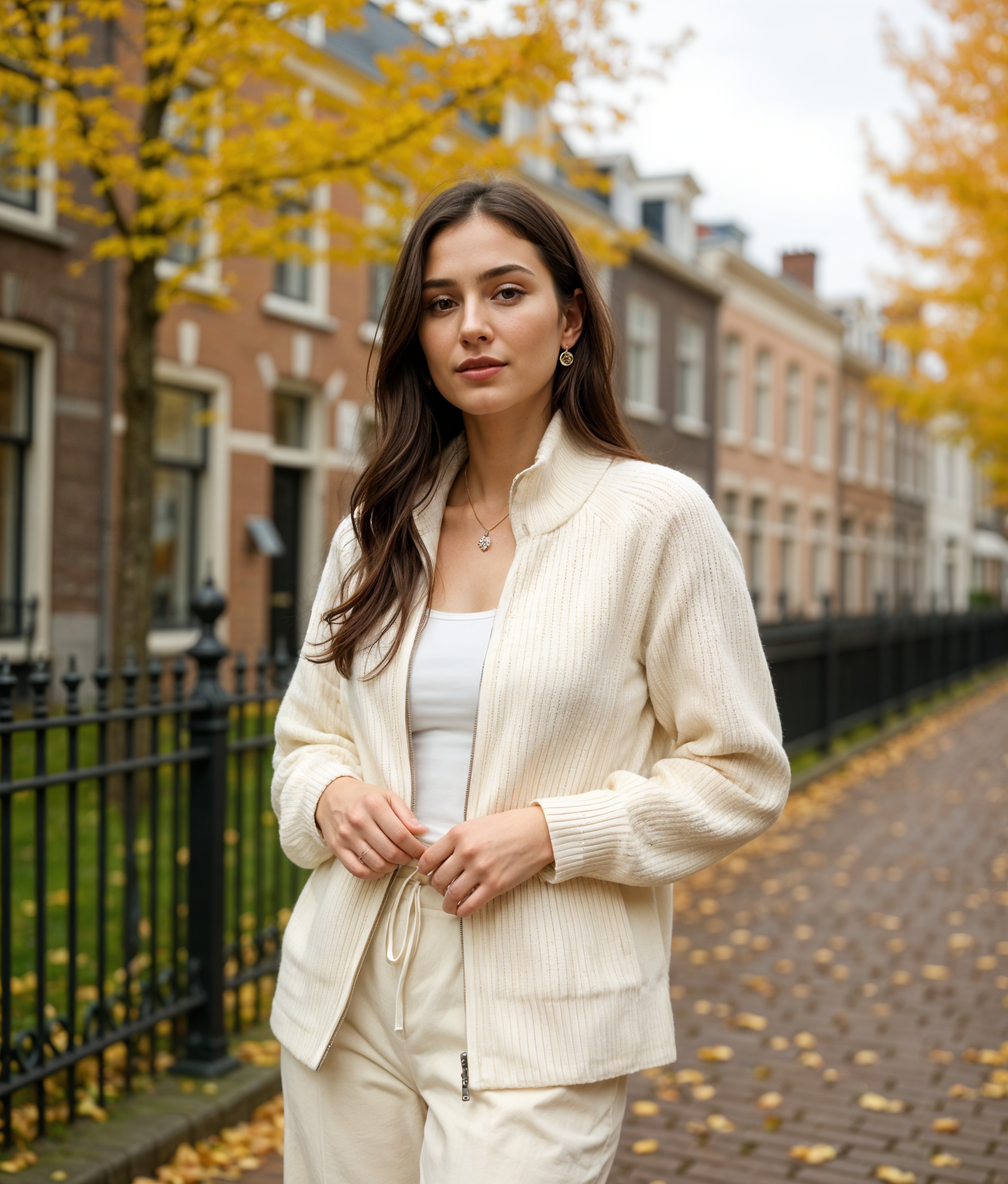 Lieselot | Stijlvol Zwart Vest Dames met Volledige Rits en Hoge Kraag