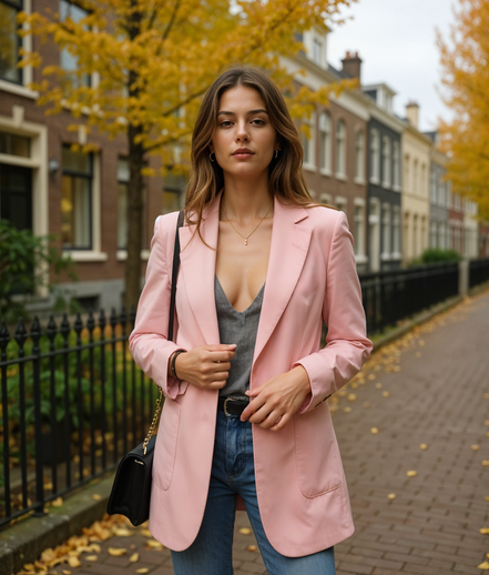 Lotta | Stijlvolle Lange Blazer Dames voor Elke Gelegenheid