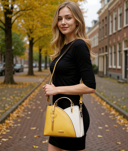 Maevy | Leren Dames Tas met Verstelbare Schouderriem voor Stijlvolle Dagen