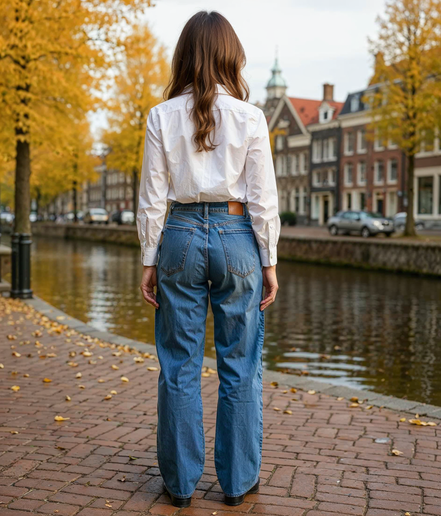 Marije l Comfortabele Zomer Spijkerbroek Dames - Losse Pasvorm, Casual en Stijlvol, Ideaal voor Dagelijks Gebruik