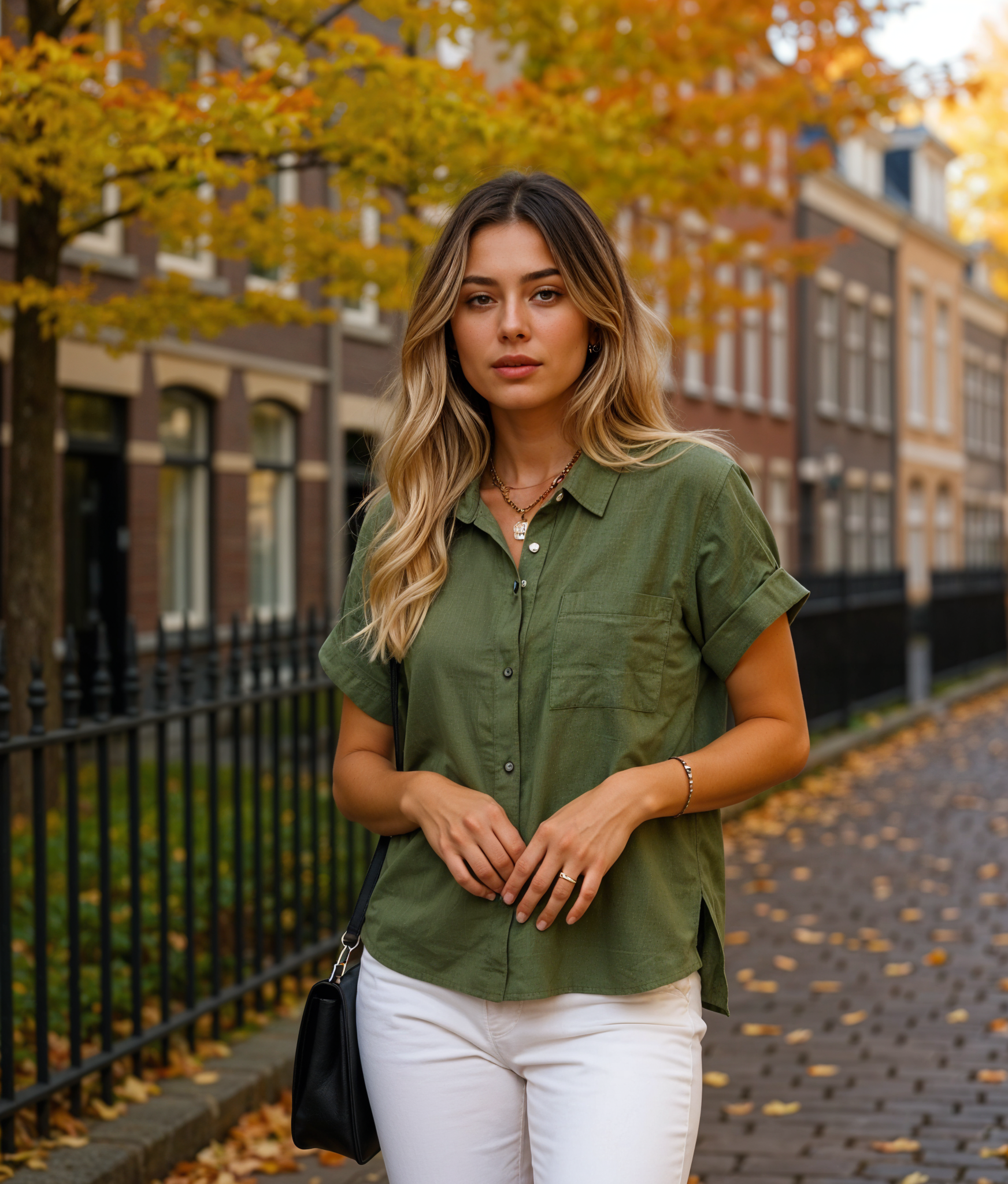 Milou | Luchtige Zomer Blouse Dames met Korte Mouwen voor een Stijlvolle Look