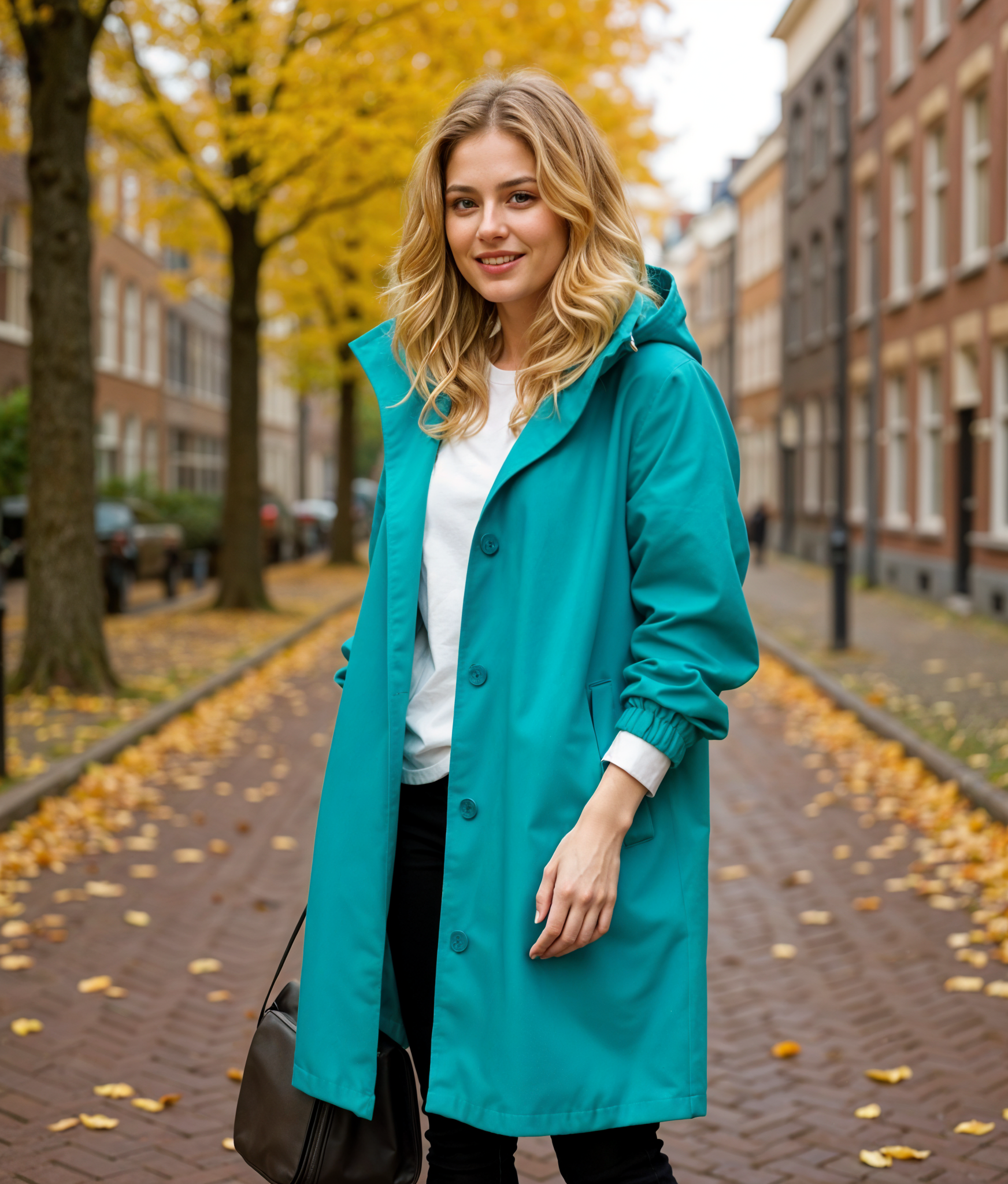 Mirre | Stijlvolle Lange Trenchcoat Dames voor Waterdichte Bescherming