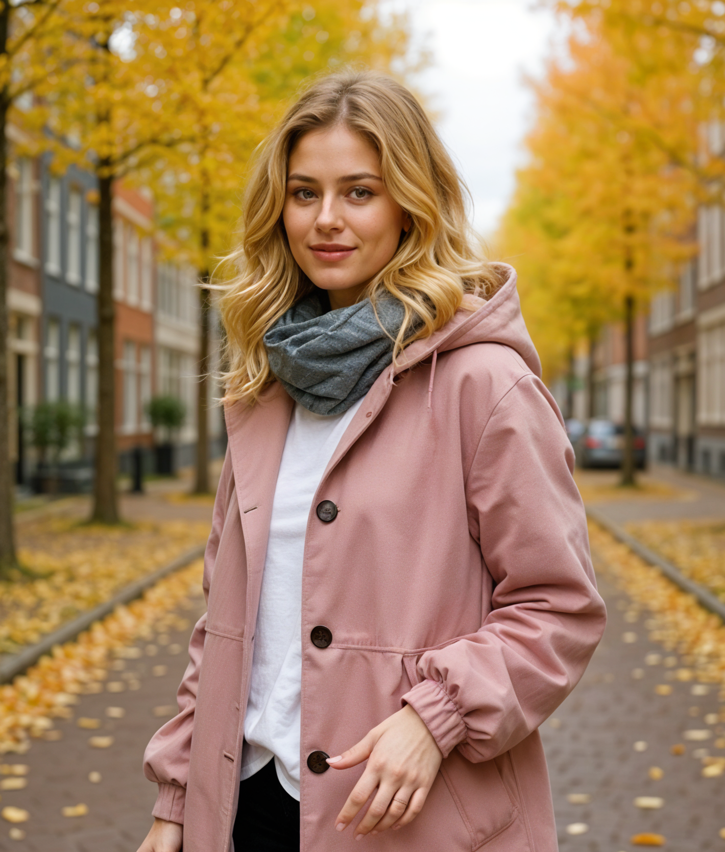Mirre | Stijlvolle Lange Trenchcoat Dames voor Waterdichte Bescherming