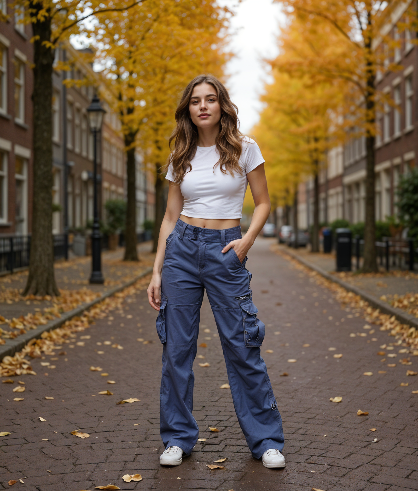 Mirthe | Stijlvolle Cargo Broek Dames met Ruime Zakken en Comfortabele Pasvorm