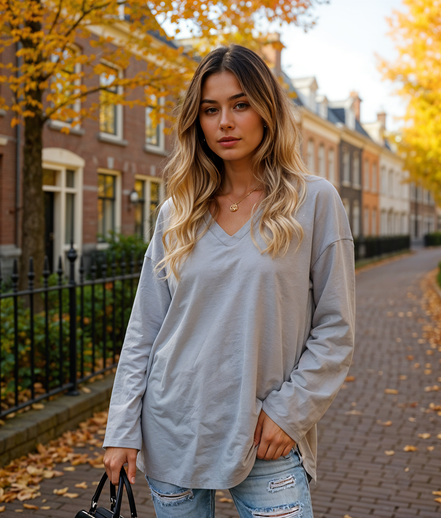 Nayla | Elegante Blouse Dames met Lange Mouwen voor Elke Gelegenheid