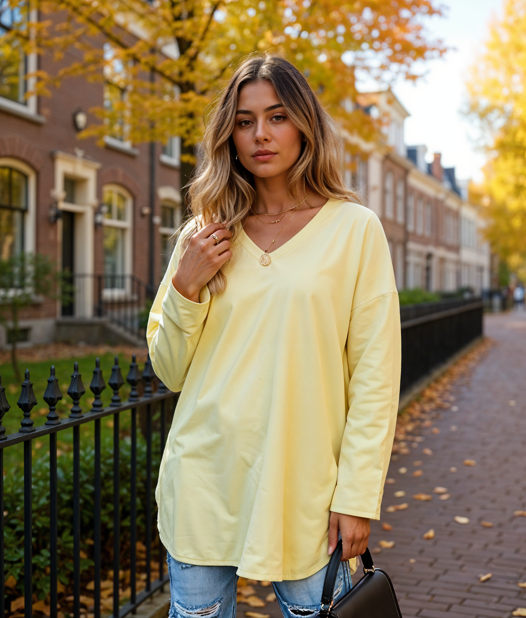 Nayla | Elegante Blouse Dames met Lange Mouwen voor Elke Gelegenheid