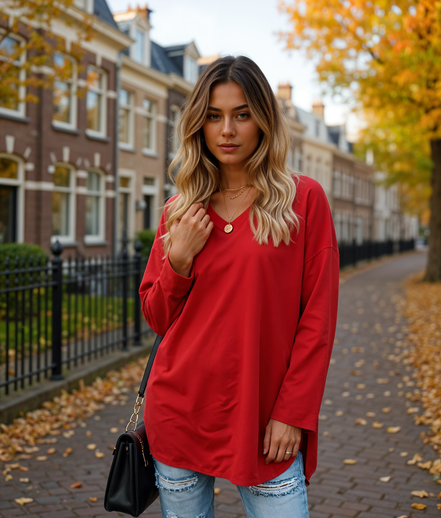 Nayla | Elegante Blouse Dames met Lange Mouwen voor Elke Gelegenheid