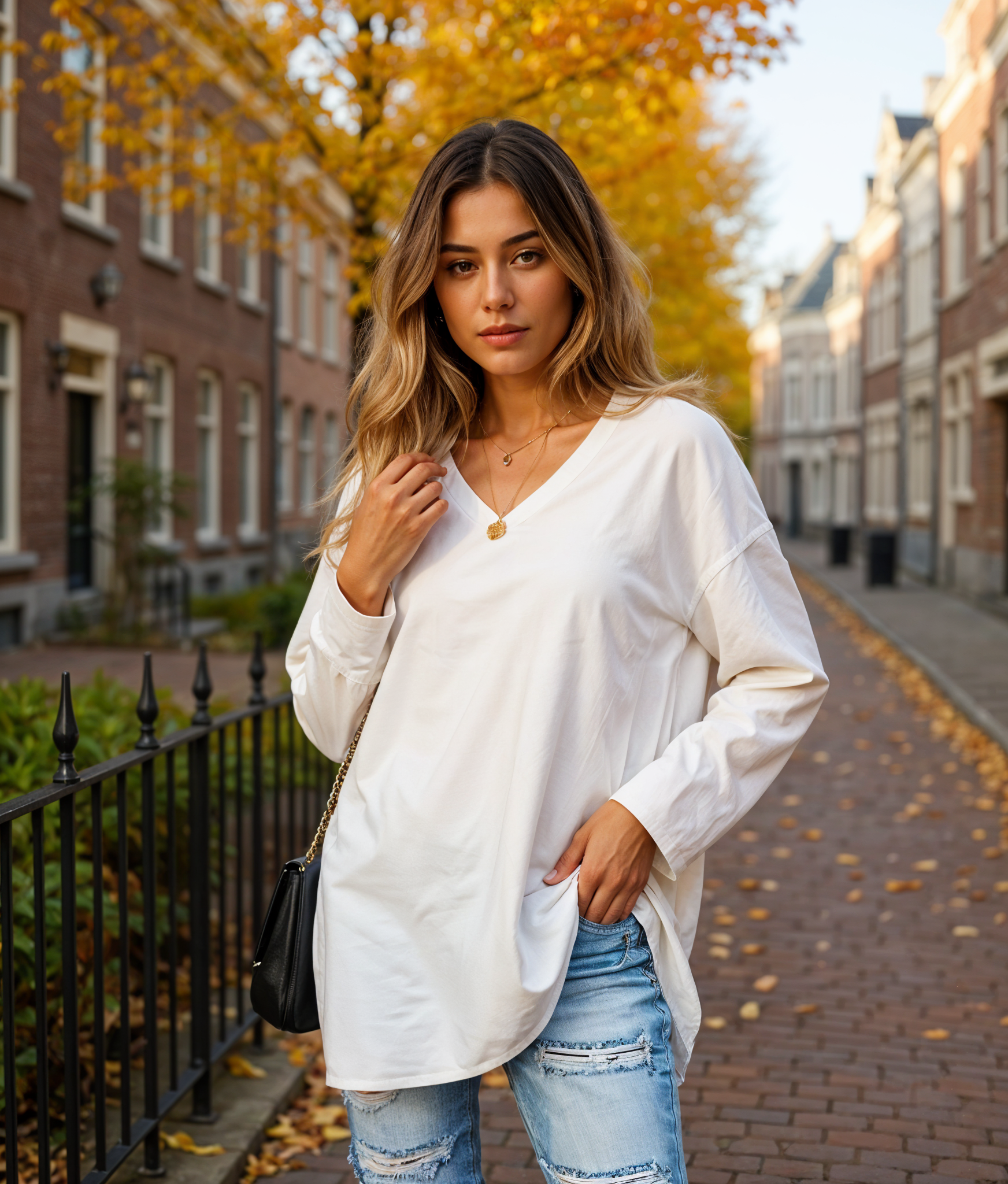 Nayla | Elegante Blouse Dames met Lange Mouwen voor Elke Gelegenheid