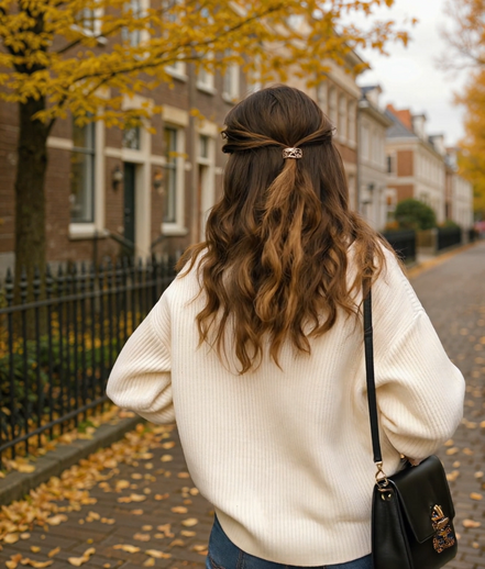 Ninthe | Stijlvolle Turtleneck Trui met Knopdetails voor Vrouwen