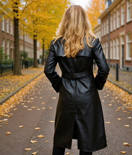 Noélie | Krachtige Leren Trenchcoat Heren voor De Moderne Man