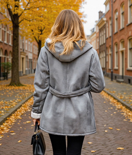 Norelle | Gewatteerde Lange Winterjas Dames met Capuchon voor Koud Weer