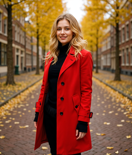 Rivka | Stijlvolle Lange Trenchcoat Dames voor Elegante Gelegenheden