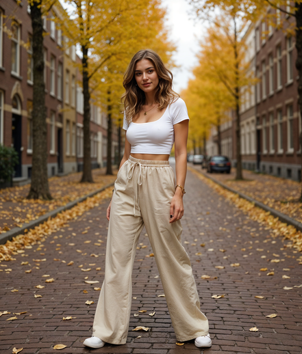 Silke | Zwarte Dames Broek met Rechte Pijpen voor Tijdloze Elegantie