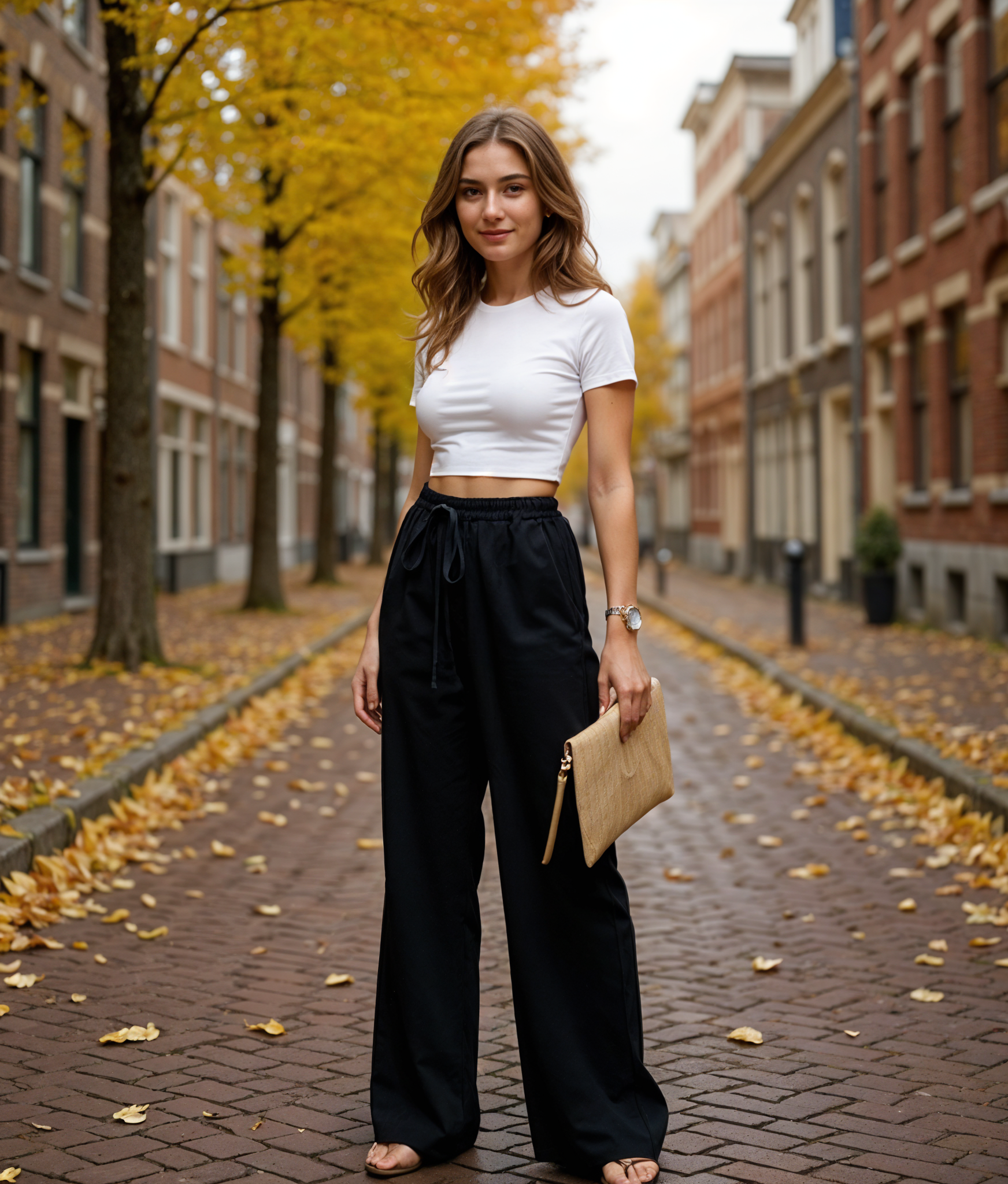 Silke | Zwarte Dames Broek met Rechte Pijpen voor Tijdloze Elegantie